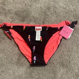 Kate Spade Black and Pink Bikini Bottom